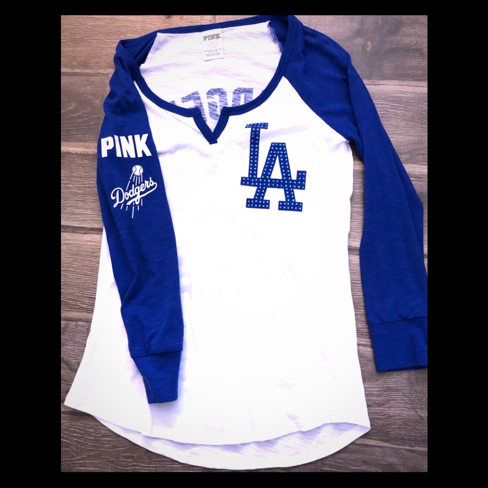 LA DODGERS Raglán 3/4 Sleeve Tee